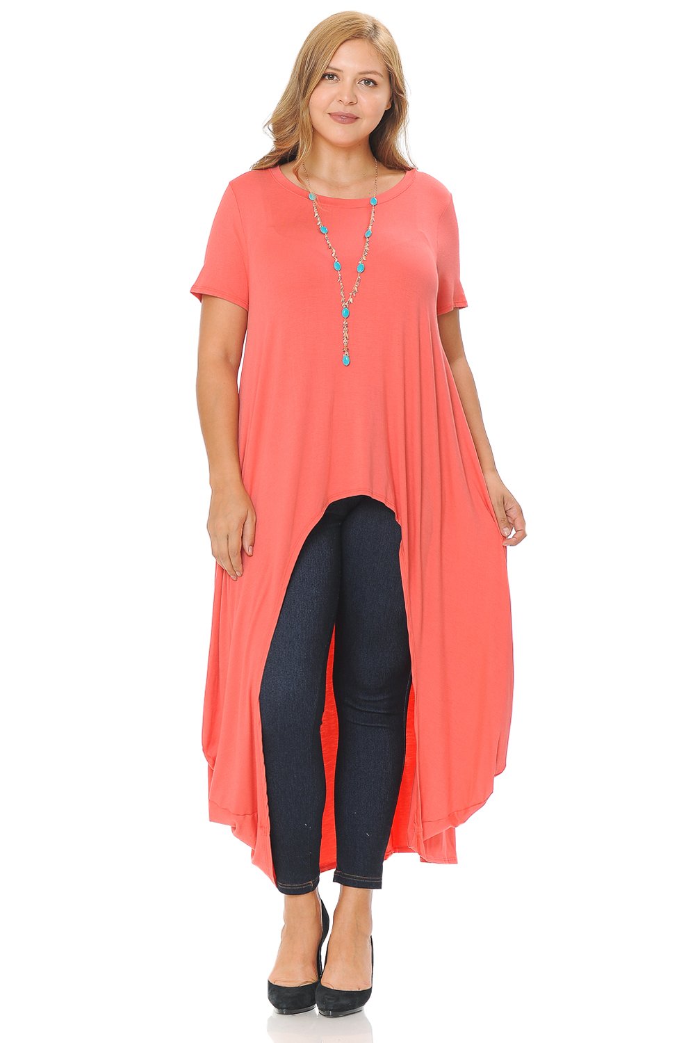 High-Low Maxi Top Plus Size