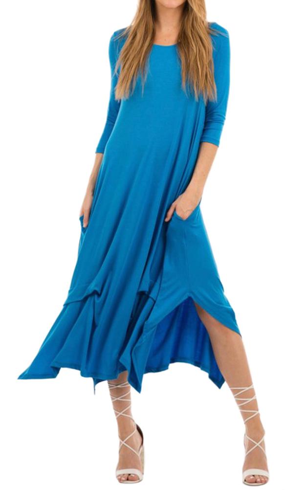 Handkerchief Dress with Pockets