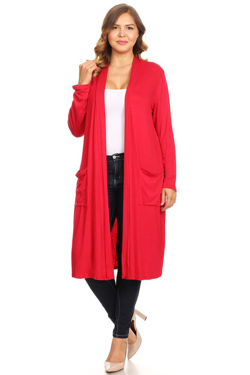 Duster Cardigan Plus Size