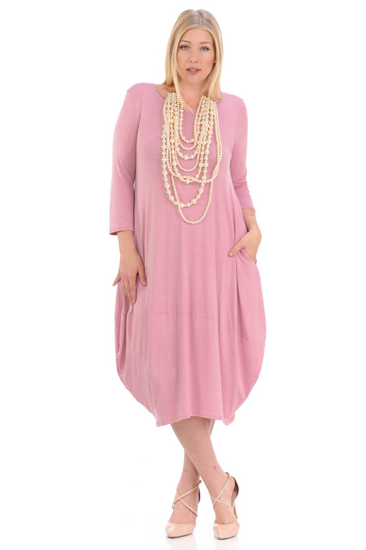 Cocoon Midi Dress Plus Size