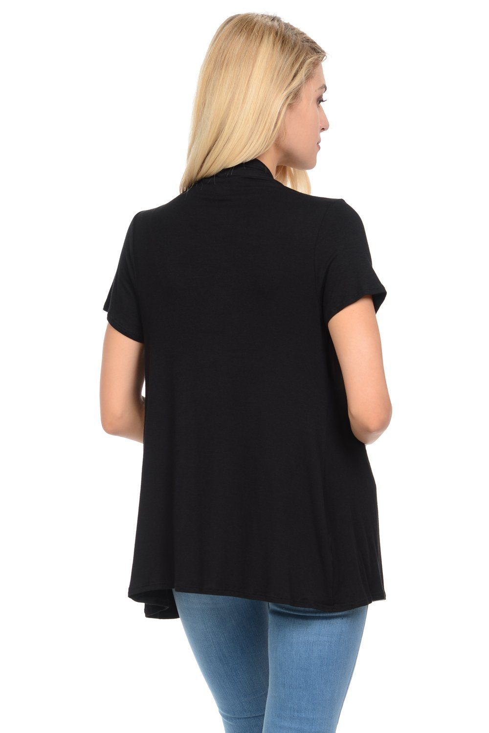 Short Sleeve Open Front Vest – Pastel by Vivienne